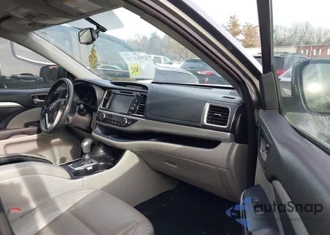 2016 Toyota Highlander Xle V6 from USA, damaged, VIN 5TDJKRFH7GS353102